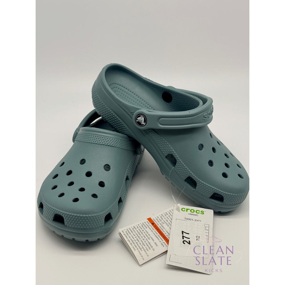 Crocs Classic Clog Sea Glass Green, Men's 5/Women's 7 New, NWOB/NWT - Picture 4 of 6